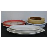 9 Pc Glass and Pottery