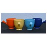 4 Fiesta Demitasse Cups