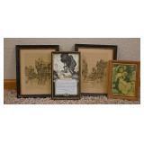4 Pc Framed Prints