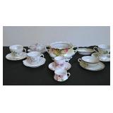 14 Pc Decorative Porcelain