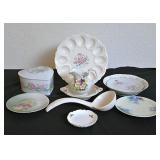 10 Pc Decorative Porcelain