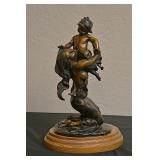 A Bronze Figure Of A Mother & Child