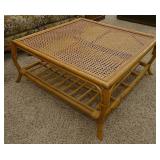 Rattan/Woven Cane Coffee Table