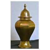India Brass Covered Urn