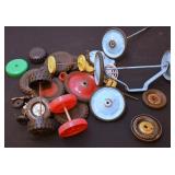 Vintage Toy Car/Tire Parts