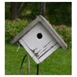 Wood Birdhouse/Hook