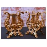 2 Pc Harp-Shaped Magazine Racks