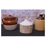 Three Stoneware/Pottery Pieces