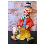 Paper Mache Circus Clown