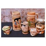 6 Pc Beer Steins
