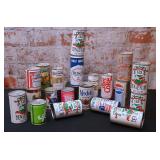 23 Pc. Novelty Beer Cans