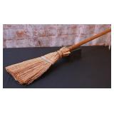 Handcrafted Wooden Handle Straw Broom