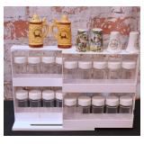 S&P Shakers/ Spice Rack