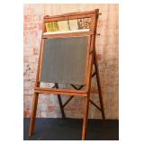 Vintage Wooden Chalkboard Easel