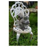 Cast Iron Miniature Chair