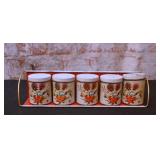 Set of 5 Spice Tins