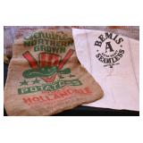 Vintage Advertising Sacks