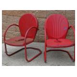 Pair of Metal Chairs