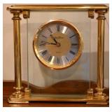 Seth Thomas Brass/Glass Clock