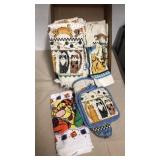 Group of kitchen towels Group of kitchen towels
