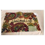 New live laugh love rug New live laugh love rug