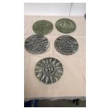 5 sun wall plaques 5 sun wall plaques