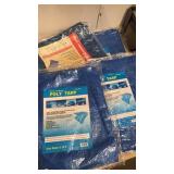 4 multi-purpose poly tarp 5' x 7' 4 multi-purpose poly tarp 5' x 7'