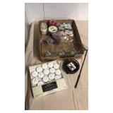 Tea light candles will candleholders Tea light candles will candleholders