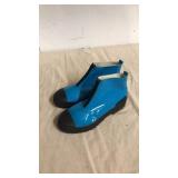 Size 6 blue and black rubber shoes Size 6 blue and black rubber shoes