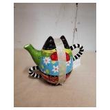 New cats meow teapot and cup set New cats meow teapot and cup set