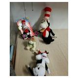Collectible Cat in the Hat stuffed toys, Collectible Cat in the Hat stuffed toys,