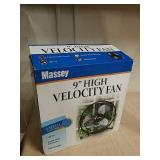 New nine inch high velocity fan New nine inch high velocity fan