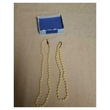 Avon faux pearl necklaces Avon faux pearl necklaces