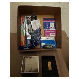 Group of invisible tape, toothbrushes hey,