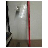 Commercial grade thick plexiglass splash guard