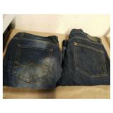 Carbon and RVCA jeans sizes 34 and 36 x 32