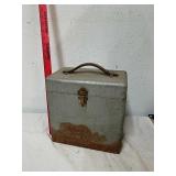 Vintage metal storage box