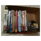 Group of DVDs