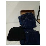 4 pairs of jeans sizes 16 and others