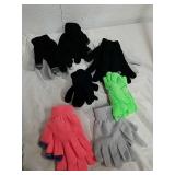 Group of new gloves some are texting gloves