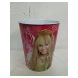 Hannah Montana metal trash can