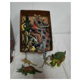 Group of toy dinosaurs