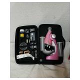 Microscope kit in carrying case