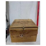 Wood wine box from Napa Valley