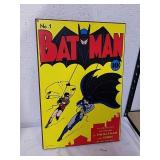 Wooden Batman artwork 13 x 19