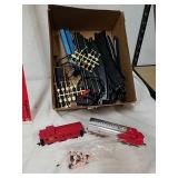 Electric train track with Bachmann train engine