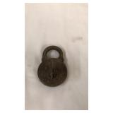 Vintage lock and key