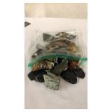 Group of polished rocks