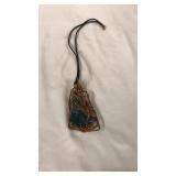 Unique Gemstone rock necklace