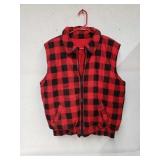 Large flannel vest